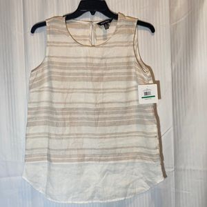 NWT Ellen Tracy linen shirt size large